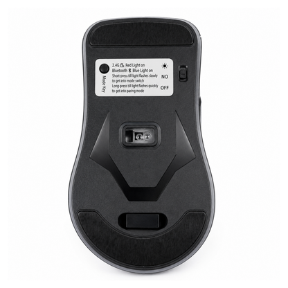 Wireless gaming mouse USB receiver and Bluetooth pairing