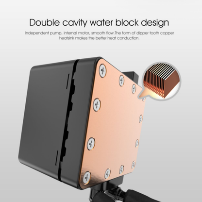H120 liquid cooler RGB lighting modes showcase