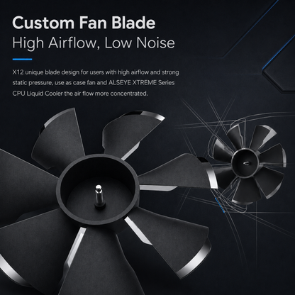 ARGB fan lighting modes showcase — rainbow and static colors