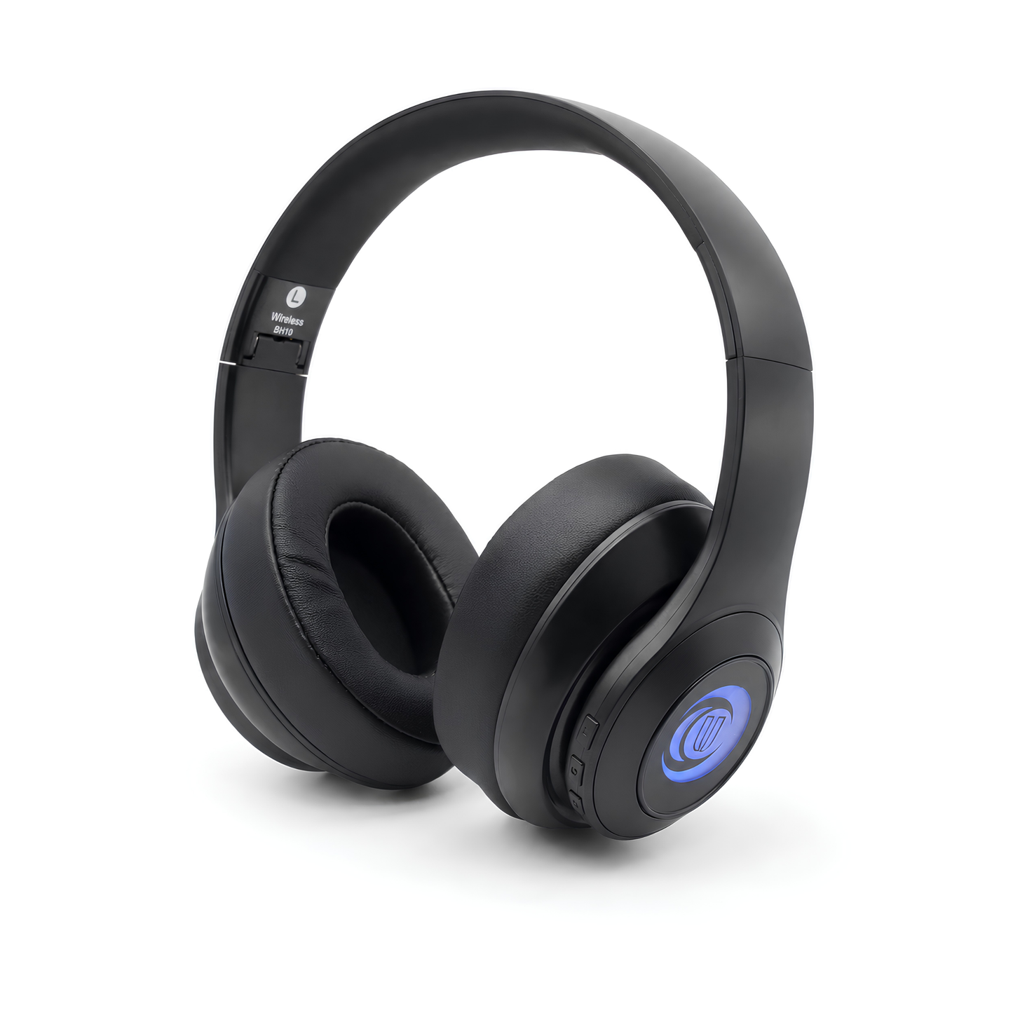 BH10 gaming headset Bluetooth med blå RGB-belysning