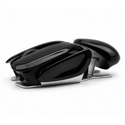 Wireless mouse buttons and scroll wheel close-up