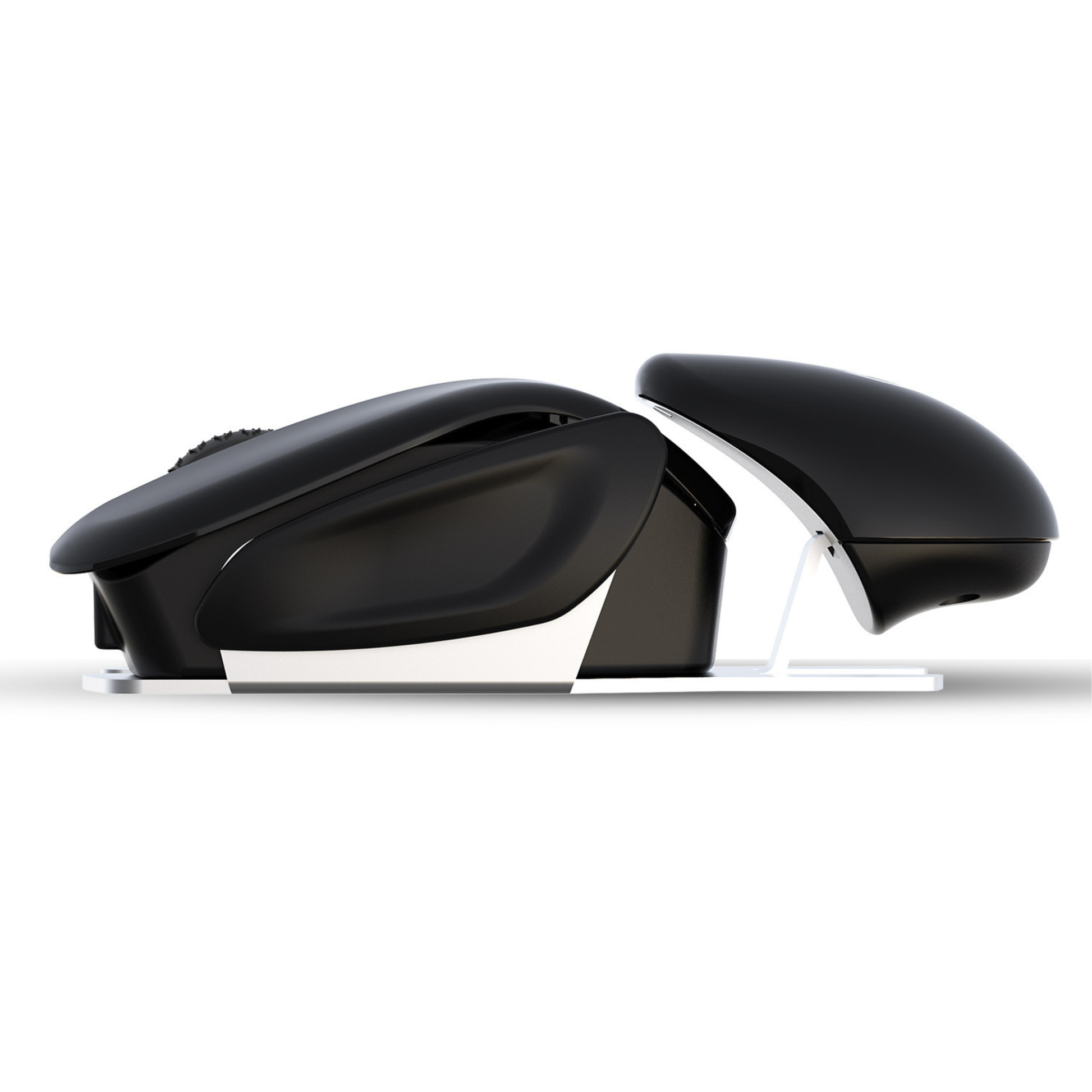 Wireless mouse 2.4 GHz USB receiver close-up