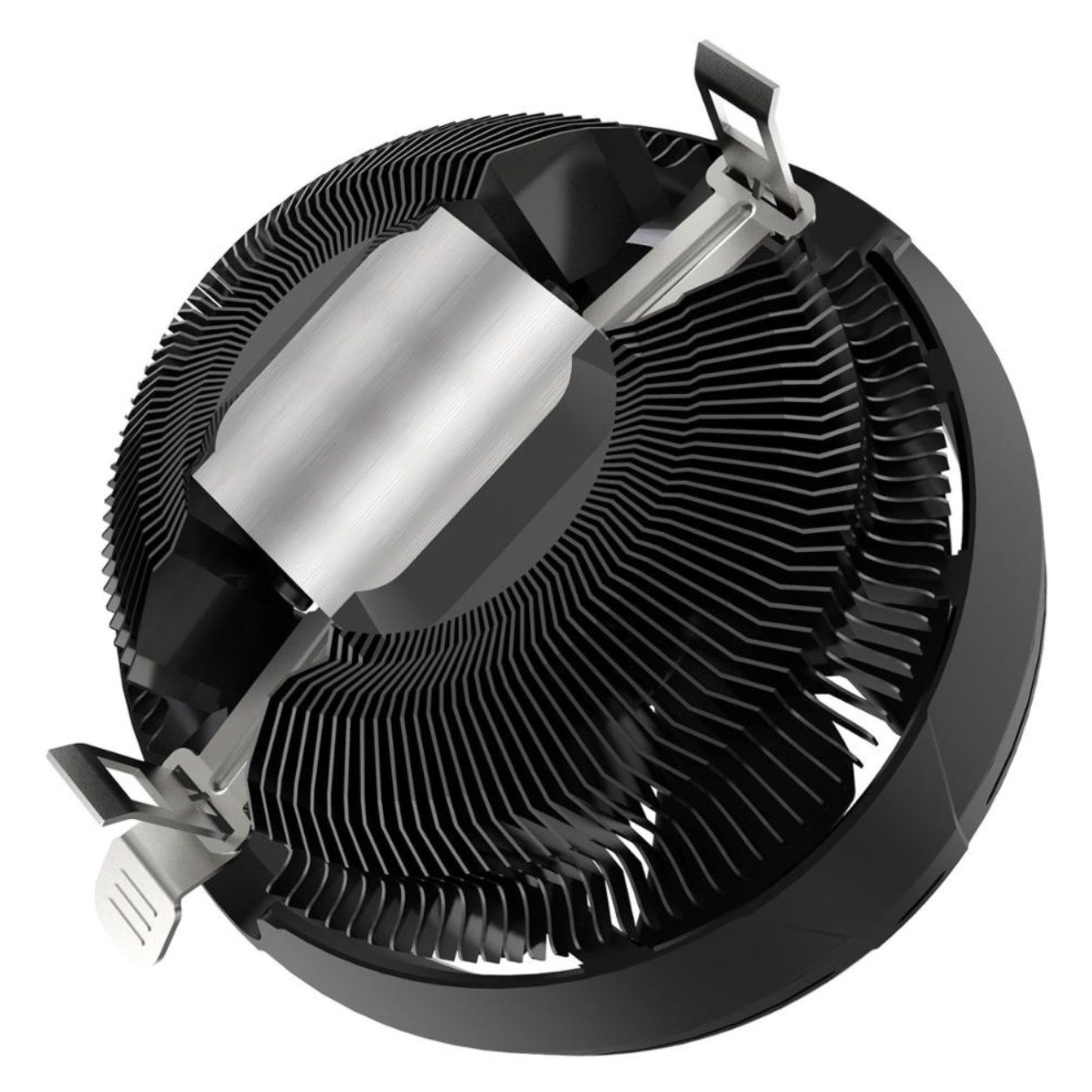 H120Z CPU cooler installed on motherboard with RGB illumination