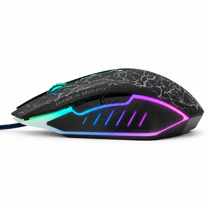 X1 mouse 7 programmable buttons close-up