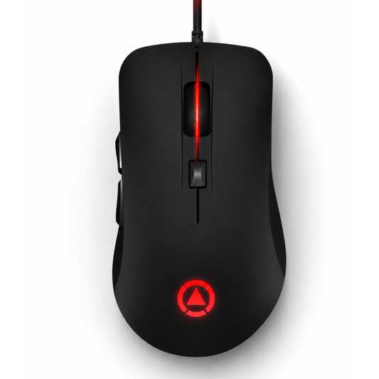 G402 wired gaming mouse matte black with RGB breathing light