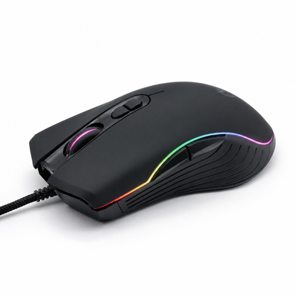 UPOOLBO A867 gamingmus i profil, ergonomisk design för högerhänta