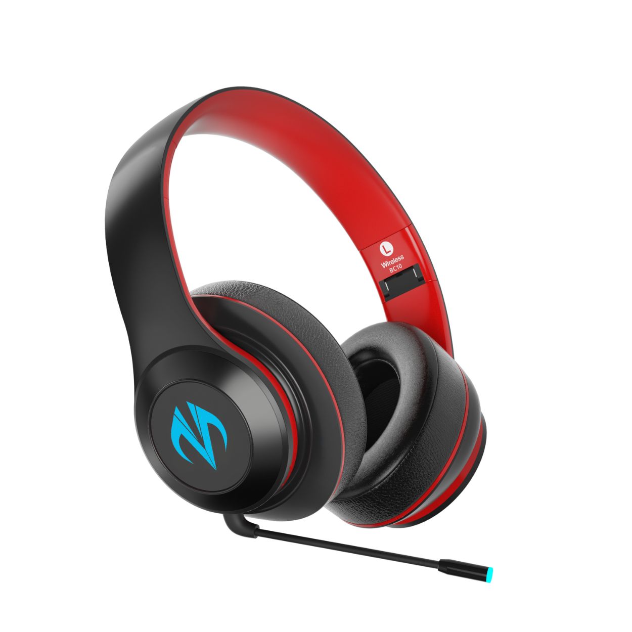 BC10 trådlöst gaming-headset, produktbild på vit bakgrund