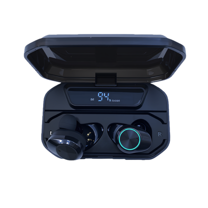 UPOOLBO G02 laddningsfodral med digital batteridisplay, ovanifrån