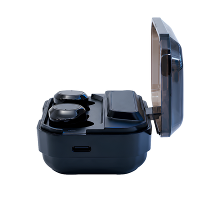 UPOOLBO G02 laddningsfodral med USB-C-laddningsport, sedd från sidan