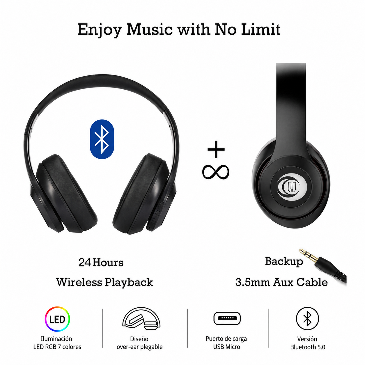 Gaming headset worn on head for fit reference