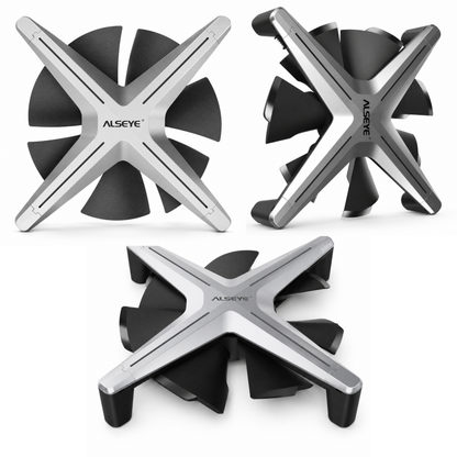RF remote control included with 3-pack 120mm ARGB fans